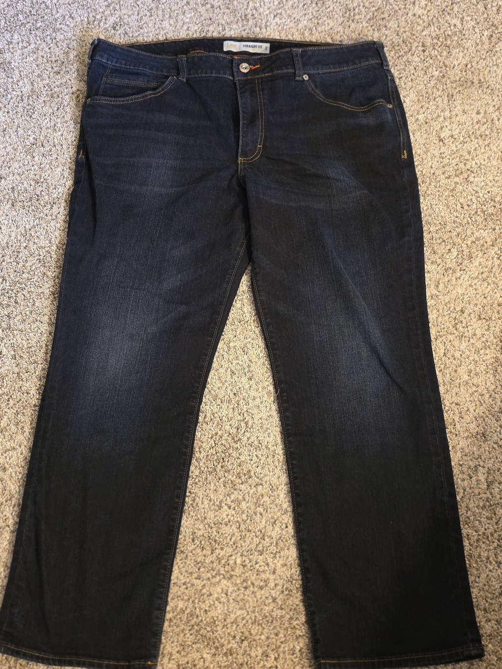 Lee Men's Straight Leg Jeans - Dark Indigo